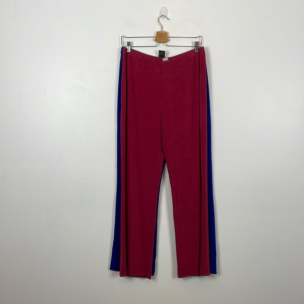 Chico's Travelers Womens US 12 Slinky Stretch Wide Leg Pull On Set of 2 Pants